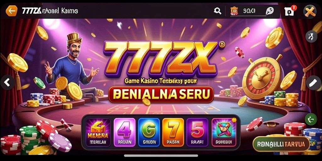 Gameplay seru di aplikasi kasino 777ZX.