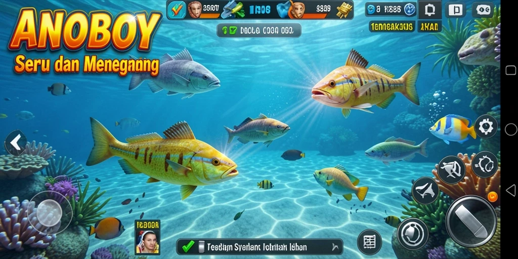 Tembak ikan dengan berbagai senjata di ANOBOY.