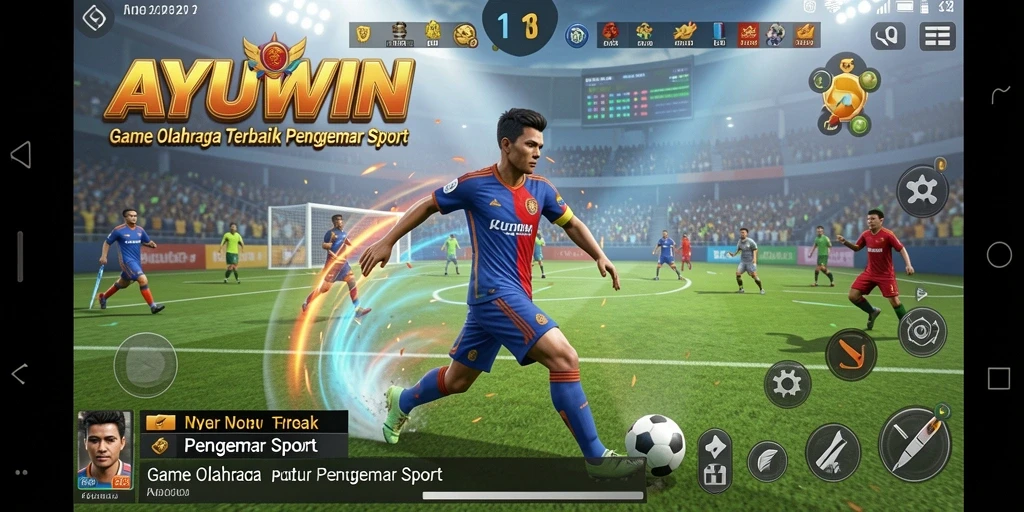 Tampilan gameplay AYUWIN yang menampilkan aksi kompetitif seru.