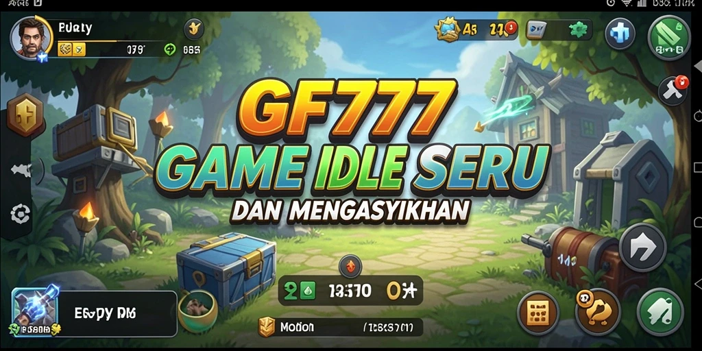 Screenshot GF777 menampilkan gameplay Idle yang menarik dan memukau.