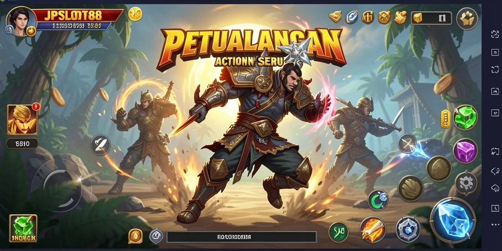 Screenshot JPSLOT88 menunjukkan aksi gameplay yang mendebarkan.