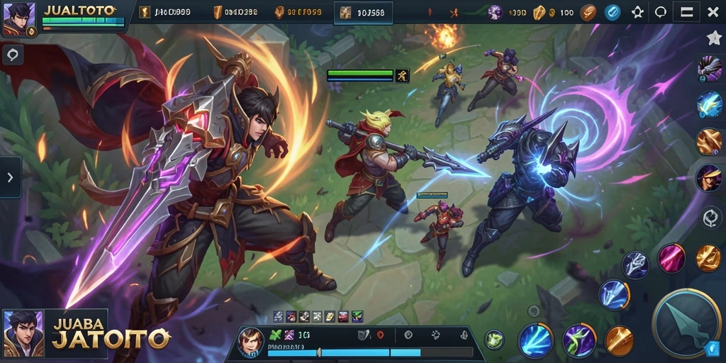 Tampilan gameplay seru dan mendebarkan di JUALTOTO.