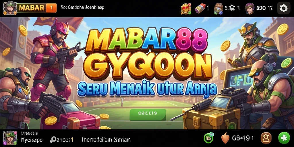 Tampilan gameplay MABAR88 yang penuh warna dan menarik.