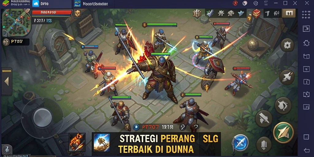 Tampilan gameplay PT707 yang menegangkan dan menantang.