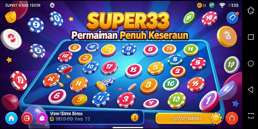 Screenshot gameplay SUPER33 menampilkan aksi seru dan interaksi pemain Bingo.
