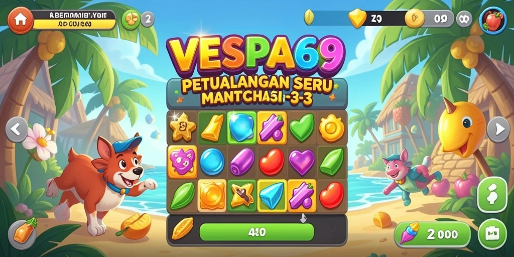 Tampilan menarik dengan gameplay seru dari VESPA69.
