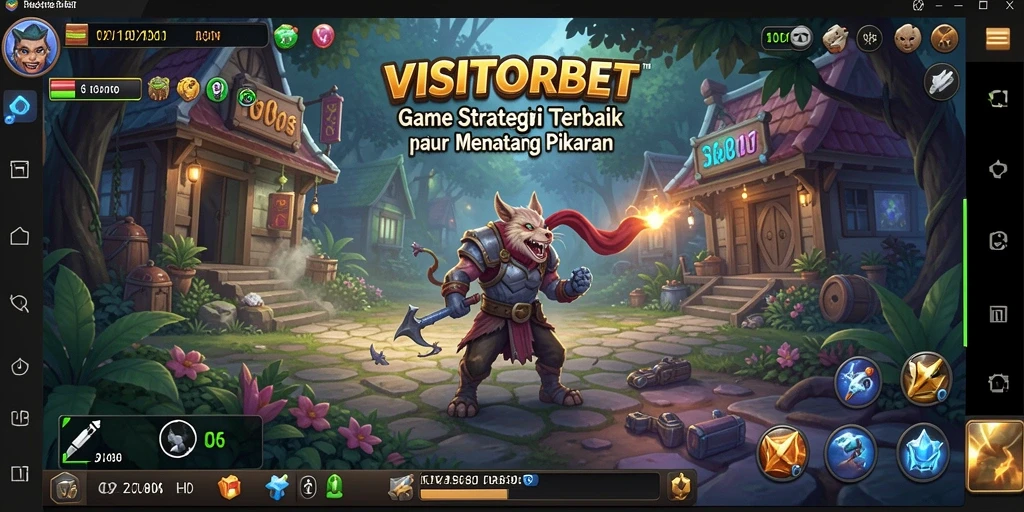 Tampilan gameplay VISITORBET yang menarik dan penuh strategi.