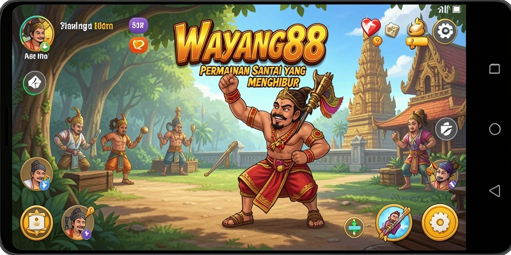 Tampilan gameplay seru dari WAYANG88 yang memikat.